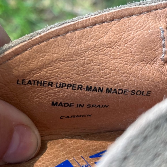 Verbenas Carmen Espadrilles Loafer Flat Khaki Suede Slip-On Shoes EU 38 US 7.5-8 - Picture 8 of 11